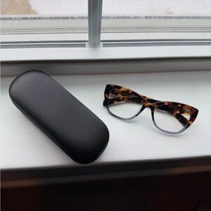 AVIO AOV2312 Eyeglasses Havana Blue Frames 55-17-140 Made in Italy